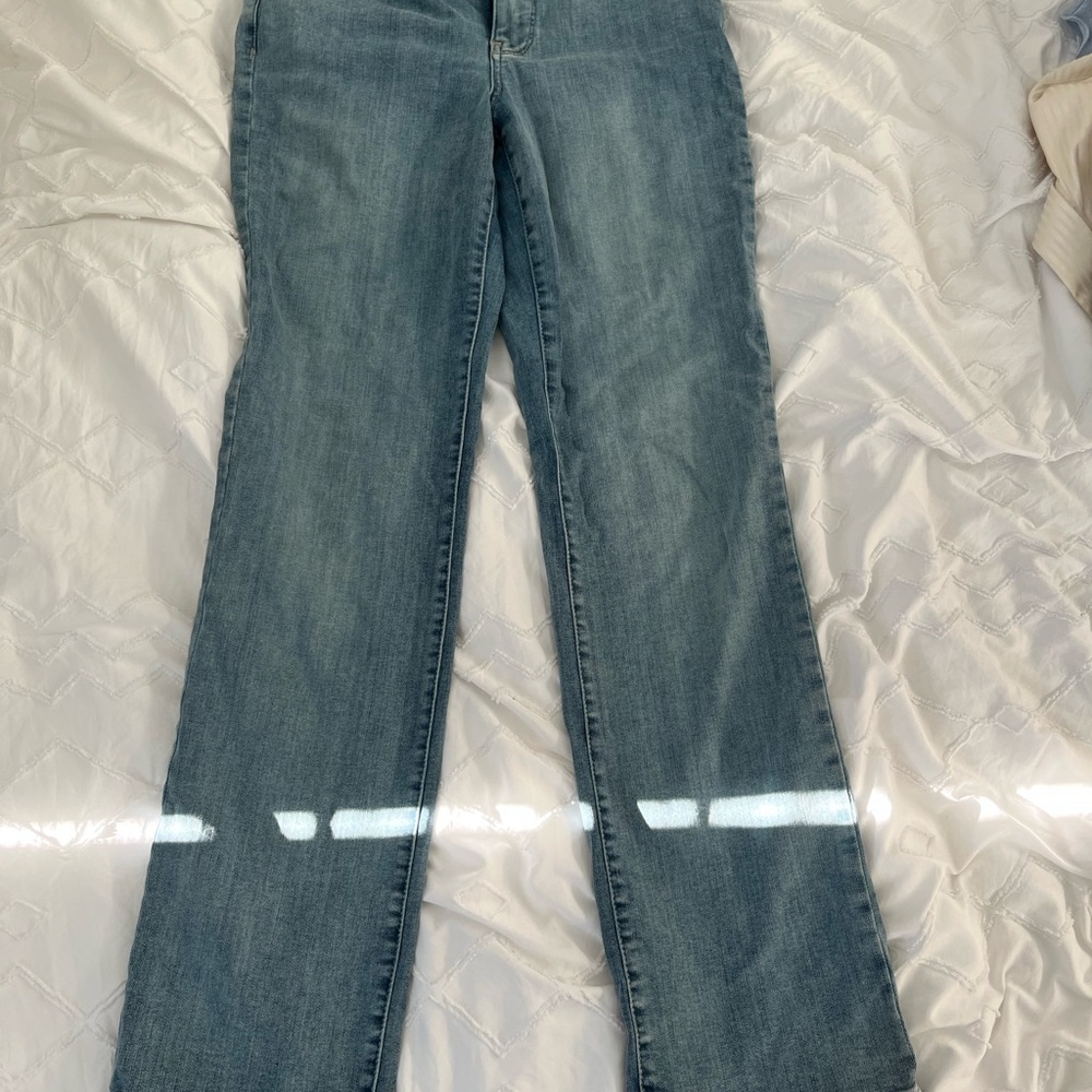 NYDJ Light Blue Straight Leg Jeans